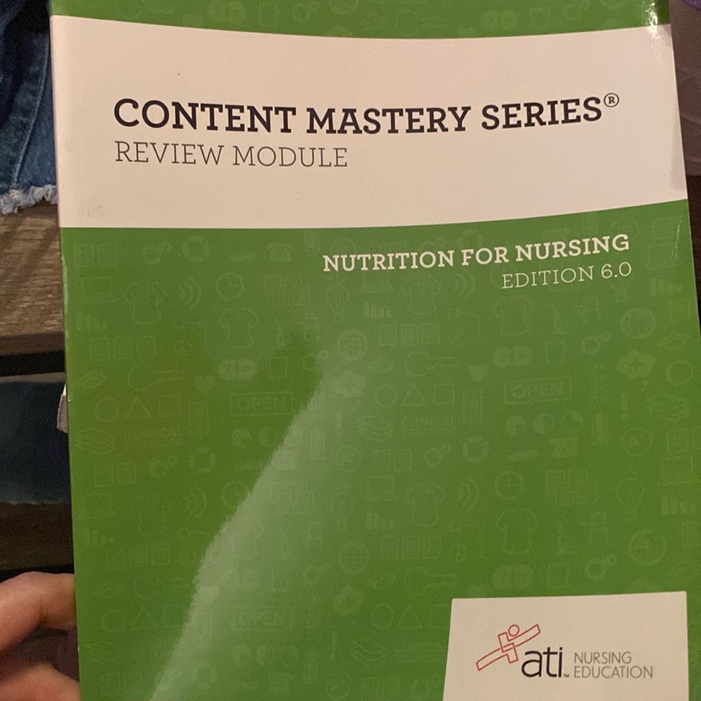 ATI nursing education action nutrion for nursing 6.0 nursing school book